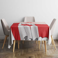 Personalized Canada Archery Tablecloth Maple Leaf Canadian Flag