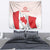 Personalized Canada Archery Tapestry Maple Leaf Canadian Flag