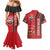 Trinidad and Tobago Football Couples Matching Mermaid Dress and Hawaiian Shirt Soca Warriors Soccer - Road To Champion