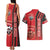 Trinidad and Tobago Football Couples Matching Tank Maxi Dress and Hawaiian Shirt Soca Warriors Soccer - Road To Champion