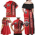 Trinidad and Tobago Football Family Matching Off Shoulder Maxi Dress and Hawaiian Shirt Soca Warriors Soccer - Road To Champion