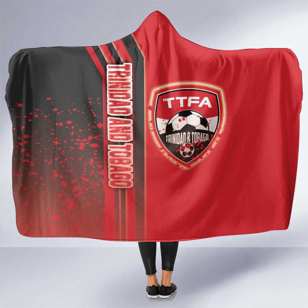 Trinidad and Tobago Football Hooded Blanket Soca Warriors Soccer - Road To Champion