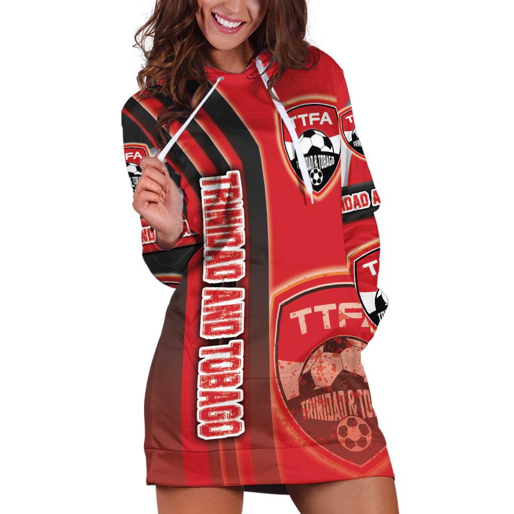 Trinidad and Tobago Football Hoodie Dress Soca Warriors Soccer - Road To Champion