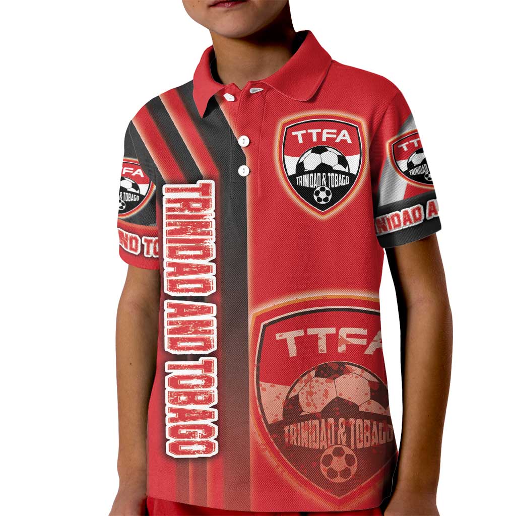 Trinidad and Tobago Football Kid Polo Shirt Soca Warriors Soccer - Road To Champion