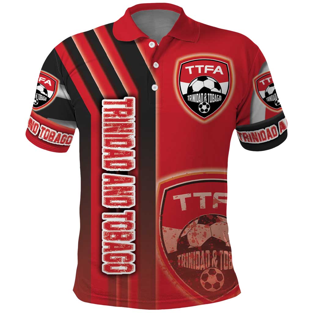 Trinidad and Tobago Football Polo Shirt Soca Warriors Soccer - Road To Champion