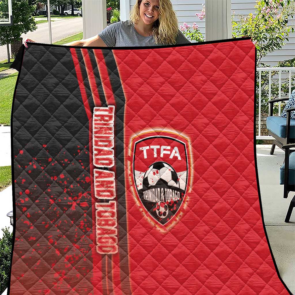 Trinidad and Tobago Football Quilt Soca Warriors Soccer - Road To Champion