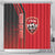 Trinidad and Tobago Football Shower Curtain Soca Warriors Soccer - Road To Champion