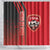 Trinidad and Tobago Football Shower Curtain Soca Warriors Soccer - Road To Champion