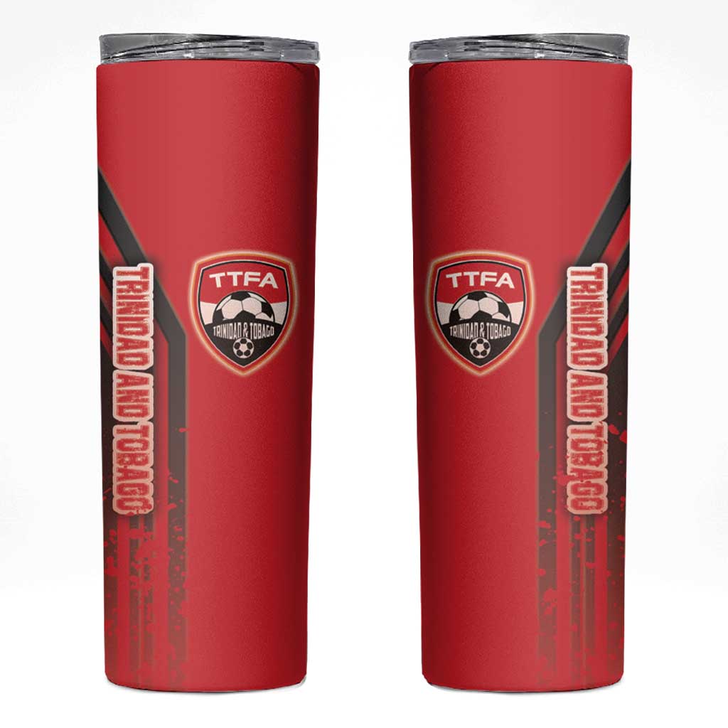 Trinidad and Tobago Football Skinny Tumbler Soca Warriors Soccer - Road To Champion