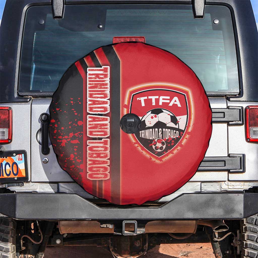 Trinidad and Tobago Football Spare Tire Cover Soca Warriors Soccer - Road To Champion