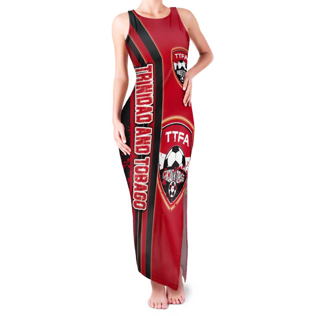 Trinidad and Tobago Football Tank Maxi Dress Soca Warriors Soccer - Road To Champion