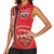 Trinidad and Tobago Football Women Sleeveless Polo Shirt Soca Warriors Soccer - Road To Champion