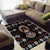 Warrior Of Indian Skull Area Rug Native American - Wonder Print Shop