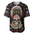 Warrior Of Indian Skull Baseball Jersey Native American - Wonder Print Shop