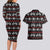 Warrior Of Indian Skull Couples Matching Long Sleeve Bodycon Dress and Hawaiian Shirt Native American