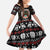 Warrior Of Indian Skull Family Matching Long Sleeve Bodycon Dress and Hawaiian Shirt Native American