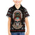 Warrior Of Indian Skull Family Matching Mermaid Dress and Hawaiian Shirt Native American