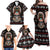 Warrior Of Indian Skull Family Matching Off Shoulder Maxi Dress and Hawaiian Shirt Native American