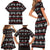 Warrior Of Indian Skull Family Matching Short Sleeve Bodycon Dress and Hawaiian Shirt Native American - Wonder Print Shop