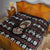 Warrior Of Indian Skull Quilt Native American - Wonder Print Shop