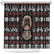 Warrior Of Indian Skull Shower Curtain Native American