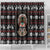 Warrior Of Indian Skull Shower Curtain Native American