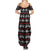 Warrior Of Indian Skull Summer Maxi Dress Native American