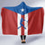 Puerto Rican Baseball Hooded Blanket Boricua Flag Sports