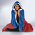 Puerto Rican Baseball Hooded Blanket Boricua Flag Sports