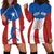 Puerto Rican Baseball Hoodie Dress Boricua Flag Sports