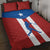 Puerto Rican Baseball Quilt Bed Set Boricua Flag Sports