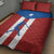 Puerto Rican Baseball Quilt Bed Set Boricua Flag Sports