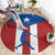 Puerto Rican Baseball Round Carpet Boricua Flag Sports