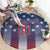 Personalized Team Name American Round Carpet USA Flag Fashion Sports