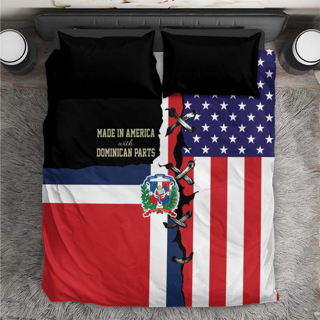 Dominican Republic Bedding Set Made In America with Dominican Parts DT03