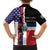 Dominican Republic Family Matching Off Shoulder Short Dress and Hawaiian Shirt Made In America with Dominican Parts