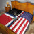 Dominican Republic Quilt Made In America with Dominican Parts