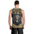 Personalized Black and Gold Lion Men Tank Top King Africa - Wonder Print Shop