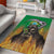 Brazil Hoodie Area Rug Brazil Reaper Skull Fire - Wonder Print Shop