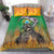 Brazil Hoodie Bedding Set Brazil Reaper Skull Fire - Wonder Print Shop