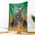 Brazil Hoodie Blanket Brazil Reaper Skull Fire