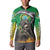 Brazil Hoodie Button Sweatshirt Brazil Reaper Skull Fire - Wonder Print Shop