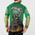 Brazil Hoodie Button Sweatshirt Brazil Reaper Skull Fire - Wonder Print Shop