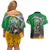 Brazil Hoodie Couples Matching Off Shoulder Short Dress and Hawaiian Shirt Brazil Reaper Skull Fire - Wonder Print Shop