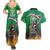 Brazil Hoodie Couples Matching Summer Maxi Dress and Hawaiian Shirt Brazil Reaper Skull Fire - Wonder Print Shop