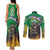 Brazil Hoodie Couples Matching Tank Maxi Dress and Long Sleeve Button Shirt Brazil Reaper Skull Fire - Wonder Print Shop