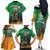 Brazil Hoodie Family Matching Off The Shoulder Long Sleeve Dress and Hawaiian Shirt Brazil Reaper Skull Fire - Wonder Print Shop