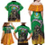 Brazil Hoodie Family Matching Off Shoulder Maxi Dress and Hawaiian Shirt Brazil Reaper Skull Fire - Wonder Print Shop