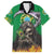 Brazil Hoodie Family Matching Off Shoulder Short Dress and Hawaiian Shirt Brazil Reaper Skull Fire - Wonder Print Shop