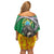 Brazil Hoodie Family Matching Off Shoulder Short Dress and Hawaiian Shirt Brazil Reaper Skull Fire - Wonder Print Shop